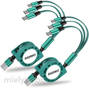 USB Type C ����莮 �[�d�P�[�u�� 3in1�^�C�v QC3.0 �}���[�d �����f�[�^�]�� ���ϋv Samsung Galaxy S21 22 S23 Note Huawei P30 P20 lite Sony Xperia XZ2 XZ3 Nintendo Switch Hero 5 6 ���̑�Android USB-C�@��Ή�[2�{�Z�b�g1M] 