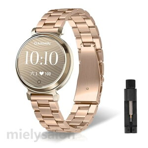 Garmin Lily 2 Active / Garmin Lily 2 �����o���h �r�W�l�X�� �X�e�����X �T�C�Y���߉\ �����H��t�� 14mm �����x���g �ւ��x���g �R���p�`�u�� Garmin Lily 2 Sport / Garmin Lily 2 Classic �o���h ���[�Y�S�[��