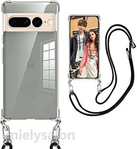 google Pixel 7 Pro �P�[�X �N���A �V�����_�[ ���� TPU �s�N�Z�� 7 Pro �X�}�z�P�[�X �ϏՌ� �X�g���b�v�t�� �΂߂��� �D��X�g���b�v�t�� �X�}�[�g�t�H�� �P�[�X �l�b�N�X�g���b�v �P�[�X �V�����_