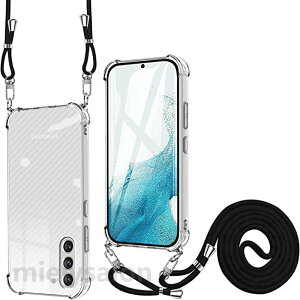 Galaxy S22 �P�[�X �N���A �l�b�N�X�g���b�v �񂩂� �΂߂��� �X�}�z �V�����_�[�X�g���b�v �X�}�z �g�уX�g���b�v ���|�� SC-51C SCG13 ��|�� �J�o�[ ���������\ �ϏՌ� ���^�y�� Qi�}���[�d��