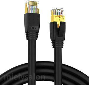 �yLAN�P�[�u�� �J�e�S���[8 2m �z ��R �Q�[������ ������ ������Ή� �M�K�r�b�g 40Gbps 2000MHz CAT8 �ܐ܂�h�~ �h�o�L���b�v�t ��d�V�[���h OUN������u ���f�� WIFI���[�^�[ PS3/PS4/PS5 �Q�[���@��