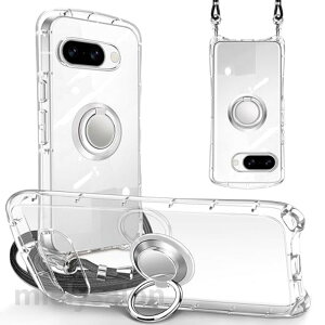 Google Pixel 9a �P�[�X �V�����_�[ �X�g���b�v�t �����O �N���A �O�[�O�� �s�N�Z��9a �J�o�[ ���� ��|�� ���|�� �΂߂��� TPU �ϏՌ� �X�^���h�@�\ ���u�� �}�O�l�b�g���ԍڃz���_�[ �؍� ���� 