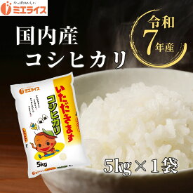 【精米】国内産こしひかり 5kg (5kg×1袋) お米 令和7年産
