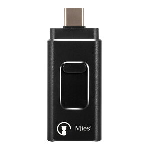 �y���������zMies�f 4in1 IOS usb������ 128GB �t���b�V�� �h���C�u �A�C�t�H�� iPhone TypeC Android ������ PC OTG usb3.1 gen1 + usb3.0 ���ʑ}��