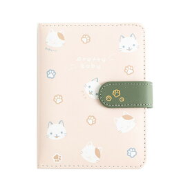 【送料無料】Mies’ かわいい猫 の デザイン ノート 可愛い キャット PUレザー マグネット バックル ノート 学生 手帳 ノート 64K ねこ カバー 筆記用具 鉛筆 文房具 女の子 新学期 入学祝い ギフト プレゼント 可愛い文房具