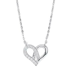 �y���������zMies�f �l�b�N���X M-N0019 S925�̃n�[�g�^�̃_�C�������h������������l�b�N���X �f�U�C�� �l�b�N���X ���킢�� �y���_���g �l�b�N���X �A�N�Z�T�� �u���[�` ���ꂢ �Y�� �v���[��