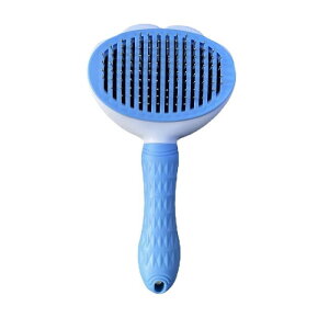 【送料無料】Mies′ ペット用 ブラシ 猫ブラシ 犬ブラシ ネコブラシ ブラッシングブラシ 猫用ブラシ 犬用ブラシ ワンプッシュ式抜け毛取り 抜け毛取りクリーナー マッサージ 痛くない 皮膚