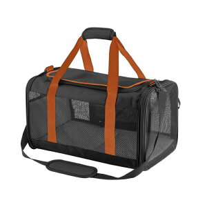 【送料無料】Mies′ 折りたたみ式 猫 キャリー バッグ ペットキャリーバッグ 4way ショルダー 猫用 小型犬 うさぎ用 折り畳み 通気性 車載 ドライブ 旅行 通院 災害避難用 ペットバッグ マット