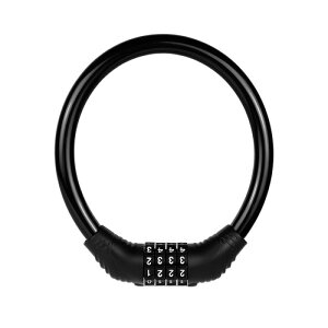 【送料無料】Mies’ 高機能 ワイヤーロープロック ダイヤルロック ワイヤーロック 自転車ロック 長400mm 横断面直径12mm 4桁 盗難防止 ダイヤル ナンバー 式 携帯可能 ヘルメット 自転車 バイク