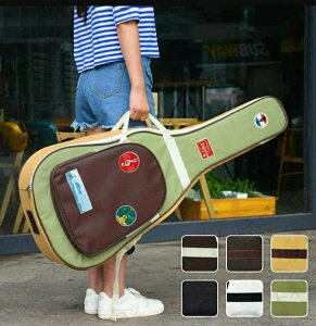 【高評価★4.75】新生活 ギフト アコースティックギター ケース 柄系 刺繍 ファッション おしゃれ 可愛い 学生 防水 ギグバッグ リュック型 手提げ 楽器 アクセサリー ギタ