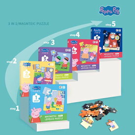 ペッパピッグ Peppa Pig パズル モンテッソーリ 知育玩具 型はめ 形合わせ はめ込みおもちゃin 磁力歳知育玩具 女の子 男の子 クリスマス 誕生日 プレゼント ギフト