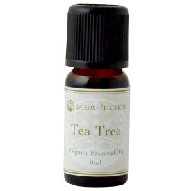 オーガニックエッセンシャルオイル ティーツリー 10ml【メール便対象】