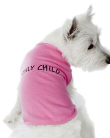 Only Child Pink Tank犬用タンクトップ