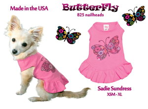 ��Pet Flys/�y�b�g�t���C�� ButterFly Sadie Sundress���p�o�^�t���C���T���h���X