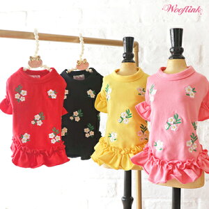 ��Wooflink���i�E�[�t�����N�jFLORAL EMBROIDERY MINI DRESS���p�~�j�h���X