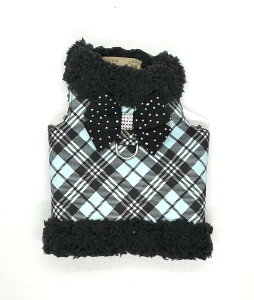 Susan Lanci/X[UV[Bowzer with Nouveau bowpXtXLR[gTiffi Plaid×Black with Silver Stardust