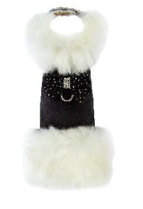 �y���Y�I���i�E�݌Ɍ���z��Susan Lanci/�X�[�U�������V�[��Silver Stardust Nouveau Bow White Fox Fur Coat���p�t�F�C�N�t�@�[�R�[�g�u���b�N