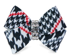 Susan LanciX[UV[Classic Glen Houndstooth Nouveau Hair Bowybgp