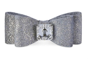 Susan LanciX[UV[Platinum Glitzerati Big Bow Hair Bow