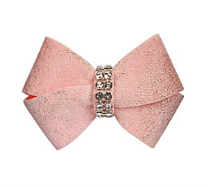 Susan LanciX[UV[Puppy Pink Glitzerati Nouveau Bow Hair Bowybgp