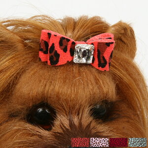 Susan LanciX[UV[Cheetah Big Bow Hair bow_}S[`[^XtXLtwA{E