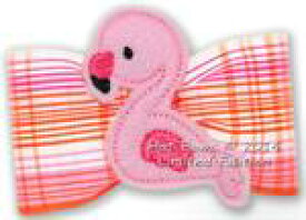 犬用ヘアボウ（髪留め）Pink Flamingo