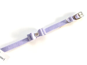 Susan LanciX[UV[Crystal Stellar Big Bow Collar_French LavendarpXtXLt