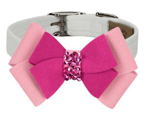 Susan LanciX[UV[Pink is Love 2022 Double Nouveau Bow 1/2" CollarpXtXLt