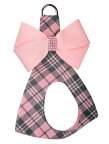 ★Susan Lanci/スーザンランシー★Puppy Pink Nouveau Bow with Pink Giltmore Harnessスワロフスキー付ハーネス