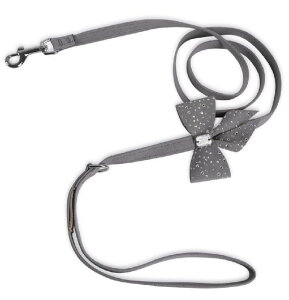 Susan LanciX[UV[Silver Stardust Tail Bow Leash_PlatinumEgXG[h[h