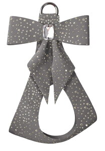 Susan Lanci/X[UV[Silver Stardust Tail Bow Harness_PlatinumXtXL[tn[lX