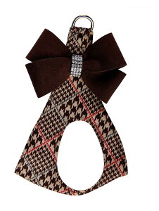 Susan Lanci/X[UV[Chocolate Glen Houndstooth Nouveau BowXtXL[tn[lX