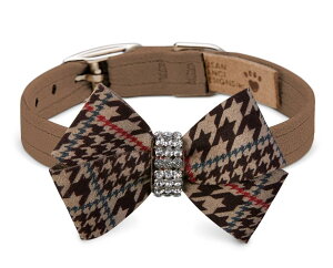 Susan LanciX[UV[Chocolate Glen Houndstooth Nouveau CollarpXtXLt