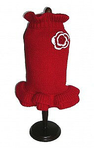 Dallas Dog/_XhbORed Sweater DresspZ[^[