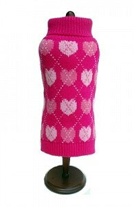 Dallas Dog/_XhbOPink Hearts SweaterpZ[^[