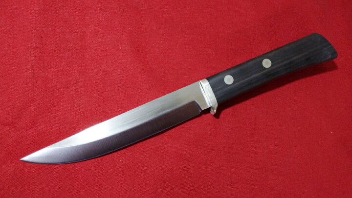 楽天市場】ハンドメイドナイフ ATS-34 145mm 一点物 真黒黒檀  