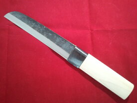 土佐打ち 竹細工包丁 丸型 165mm　竹割鉈 ナイフ 竹割 包丁