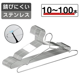 ＼P3倍／ ハンガー ステンレス ハンガー 10 20 30 50 100本 セット 35 42 45cm 子ども レギュラー 大きめ ステンレスハンガー 衣類収納 ハンガー シンプル ズボン スカート 衣類 ハンガー 洗濯 物干し 多機能ハンガー 変形しにくい 頑丈 耐久 収納 便利