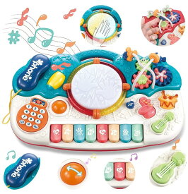 音楽おもちゃ 子供 多機能 ピアノ・鍵盤楽器の玩具 赤ちゃん 幼児 子ども 知育玩具 電子 ピアノ 鍵盤楽器の玩具 男の子 女の子 楽器 おもちゃ