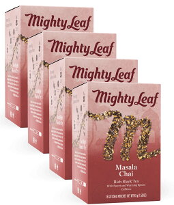 【送料込商品・まとめ買い】マサラチャイ マイティーリーフ ビーガン グルテンフリー 紅茶 ティーバッグ フレーバーティー ジンジャー スパイス ギフト 贈り物 プレゼント ミルクティー ア