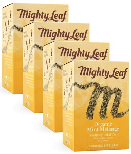 【送料込商品・まとめ買い】オーガニックミントメレンゲ マイティーリーフ オーガニック ビーガン グルテンフリー ハーブティー ティーバッグ ウェルネス ギフト 贈り物 プレゼント カフ