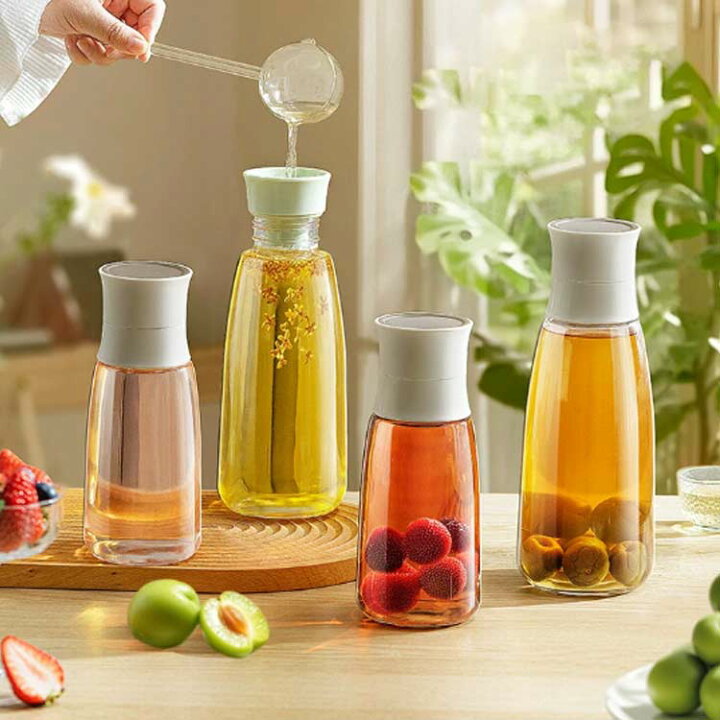 楽天市場】2個セット 保存容器 梅シロップ瓶 600ml 1000ml 果実酒 瓶 