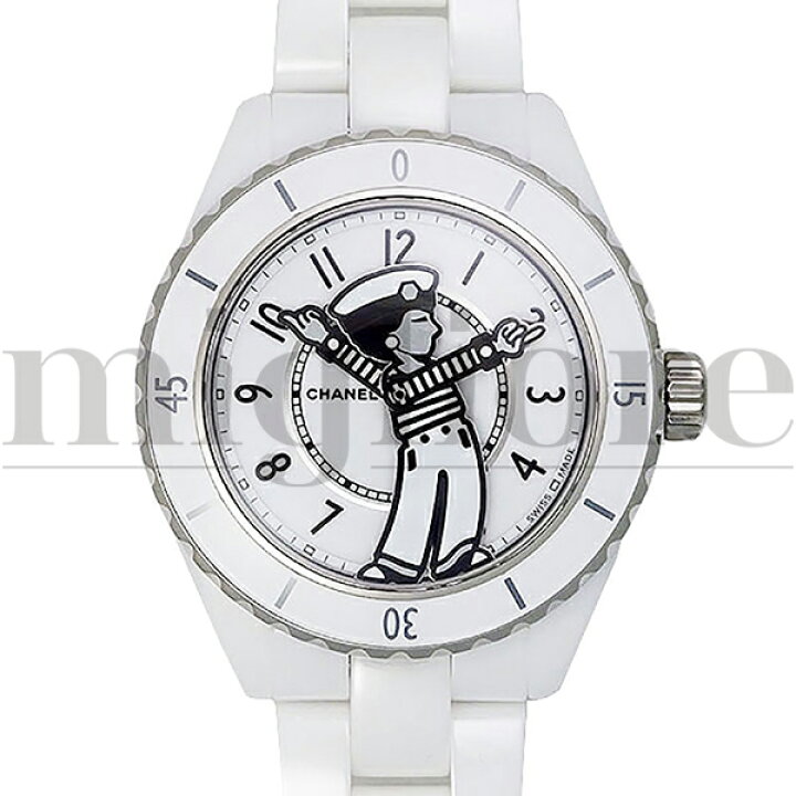 楽天市場】CHANEL シャネル マドモアゼル J12 ラパウザ H7481 自動巻き  