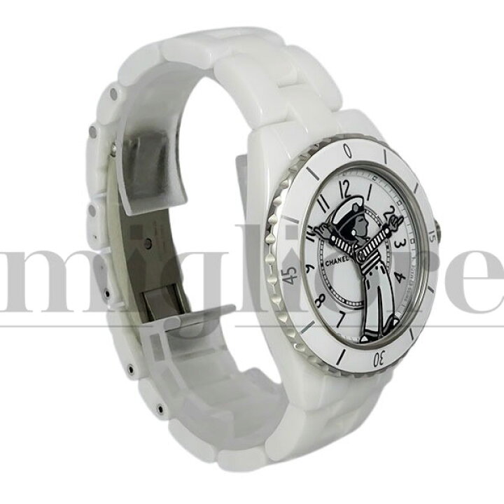 楽天市場】CHANEL シャネル マドモアゼル J12 ラパウザ H7481 自動巻き  