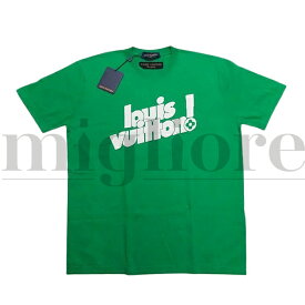 LOUIS VUITTON ルイヴィトン サマーニット Tシャツ サイズXL グリーン メンズ ファッション【新品】