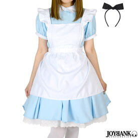 不思議の国のアリス コスチューム　S/M/L　ワンピース　セット　メイド服　コスプレ　仮装　ハロウィン　童話　かわいい　01000670