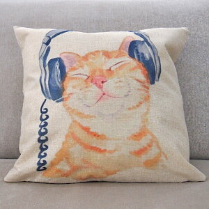 �y2BUY200�~OFF�N�[�|���Ώہz�������� ���l�� �˂��� ��headphone 45cm �N�b�V�����J�o�[ ���]�[�g �k�� �N�b�V���� �L �l�R �L���b�g ���� �x�[�W�� �k�� 45cm ���C�� �n���C�A��