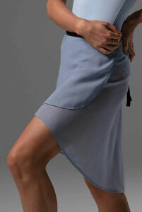 バレエ 巻きスカート 無地【ボディール BODILE 】RANIA シアージョーゼット ラップスカート バレエ用品 ウェア ダンス リハーサル 美しい バレエスカート 大人 ジュニア メッシュ ダンスウェア