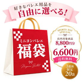 【スポーツの日限定20袋】バレエ福袋 8,800円分選んで6,600円 送料無料 中身が選べる福袋 レオタード トウシューズ バレエシューズ バレエ用品 ミニヨン