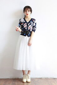 送料無料　チュールスカート ロング スカート ティアードスカート レーススカート aライン ウエストゴム レーススカート ティアードスカート 無地 春夏 レディース 大人 裏地付き レイヤードロングスカート